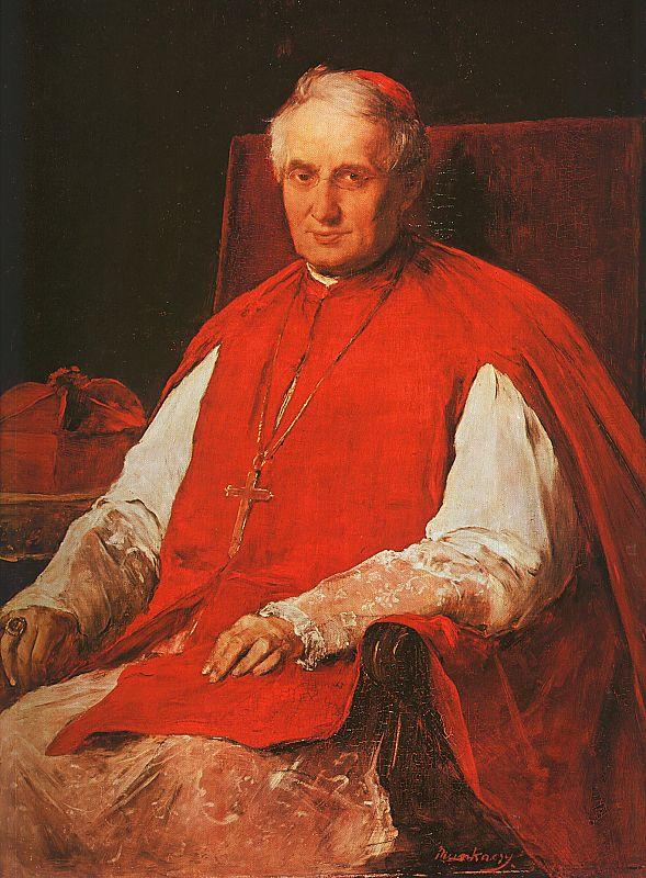 Mihaly Munkacsy Portrait of Cardinal Lajos Haynald China oil painting art